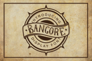 Bangore: A Vintage Font for Bold Brand Identity