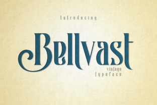 Bellvast: A Premium Display Font for Brand Identity
