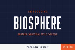 Biosphere Font: A Modern Display Typeface for Web Design