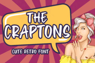 Craptons: A Retro Display Font for Editorial Design