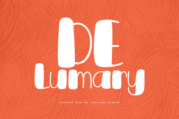 De Lumary: A Bold Display Font for Modern Editorial Design