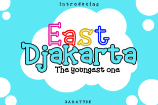 East Djakarta: A Playful Display Font for Crafters