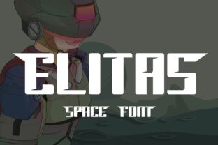 Elitas: A Futuristic Display Font for Bold Brands