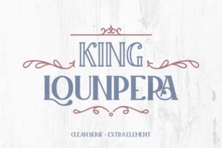 King Lounpera: A Display Font for Digital Impact