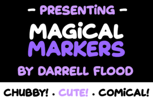 Magical Markers: A Playful Display Font for Brands