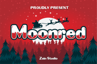 Moonred: A Bold Display Font for Modern Branding
