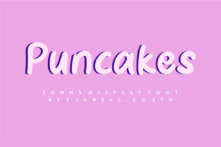Puncakes: A Sweet Display Font for Modern Brands