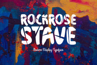 Rockrose Stave: A Bold Display Font for Modern Web Design
