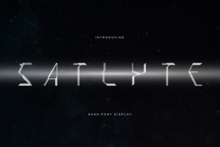 Satlyte: A Cosmic Display Font for Makers