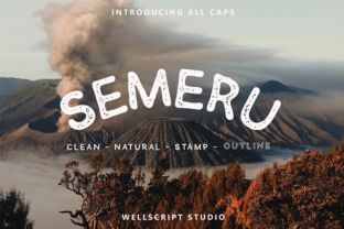 Semeru Display Font for Crafters