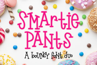 Smartie Pants: A Playful Display Font for Makers