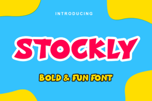 Stockly: A Playful Display Font for Bold Branding