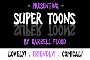 Super Toons: A Playful Display Font for Editorial Design
