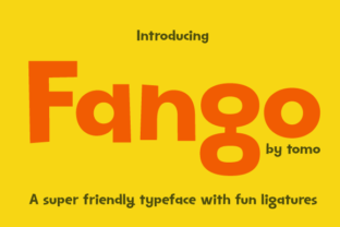 Tomo Fango: A Playful Display Font for Social Campaigns