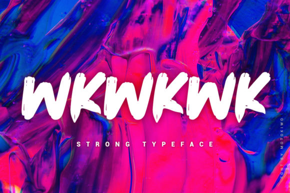 Wkwkwk Typeface: Bold Display Font for Campaigns